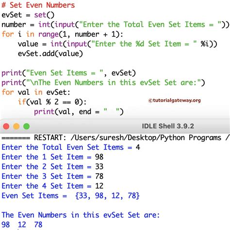 how to print even numbers in python